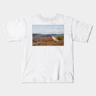 dead tree & paintbrush wildflowers on Johnston's Ridge Kids T-Shirt